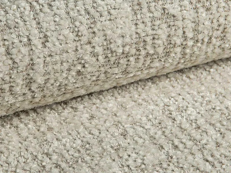 Canapé Panoramique d'Angle XXL Modulable en Tissu Beige - FACIVIL
