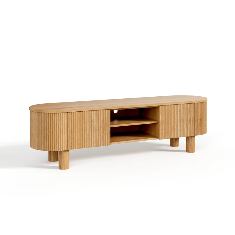Meuble TV OREA chêne clair 160cm