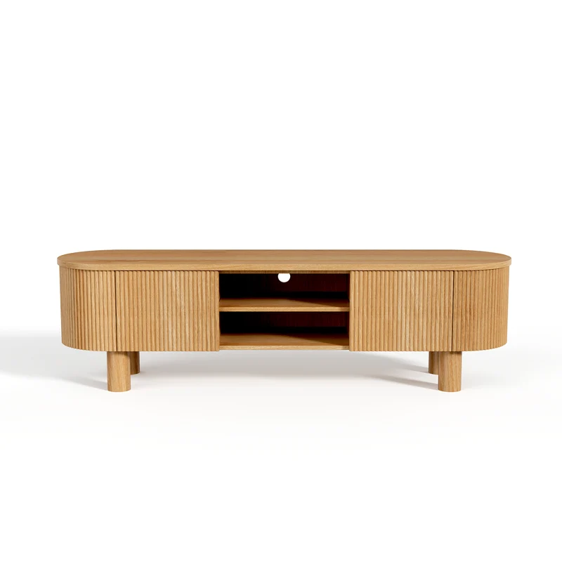 Meuble TV OREA chêne clair 160cm