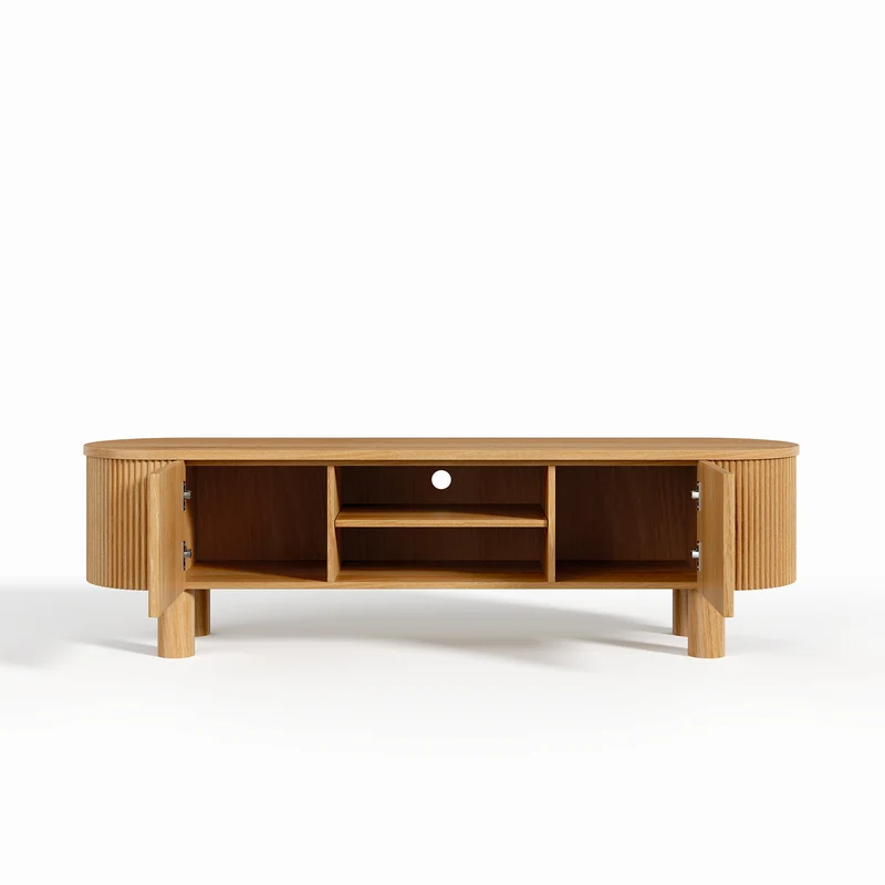 Meuble TV OREA chêne clair 160cm