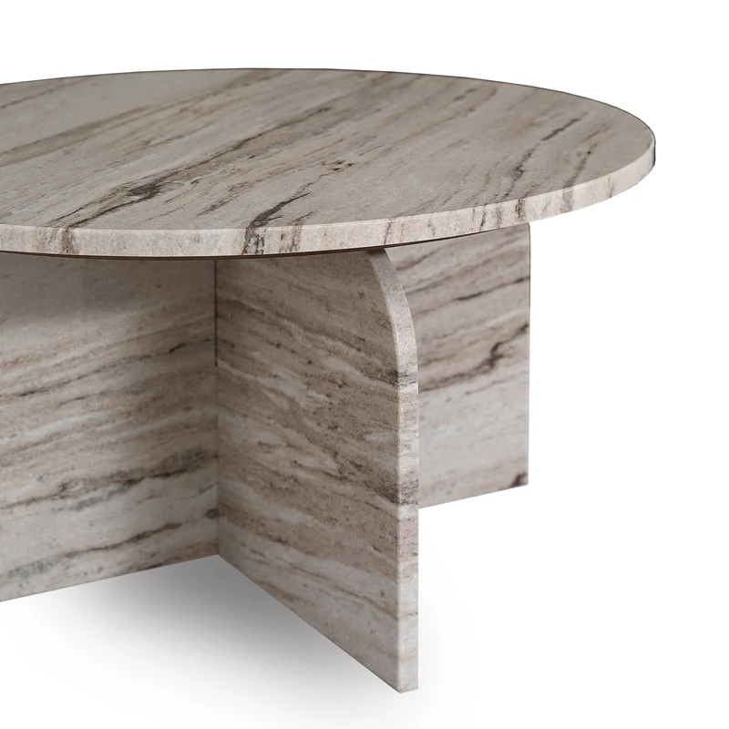 Table basse SILEA en marbre 70cm