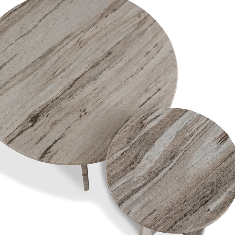Table basse SILEA en marbre 70cm