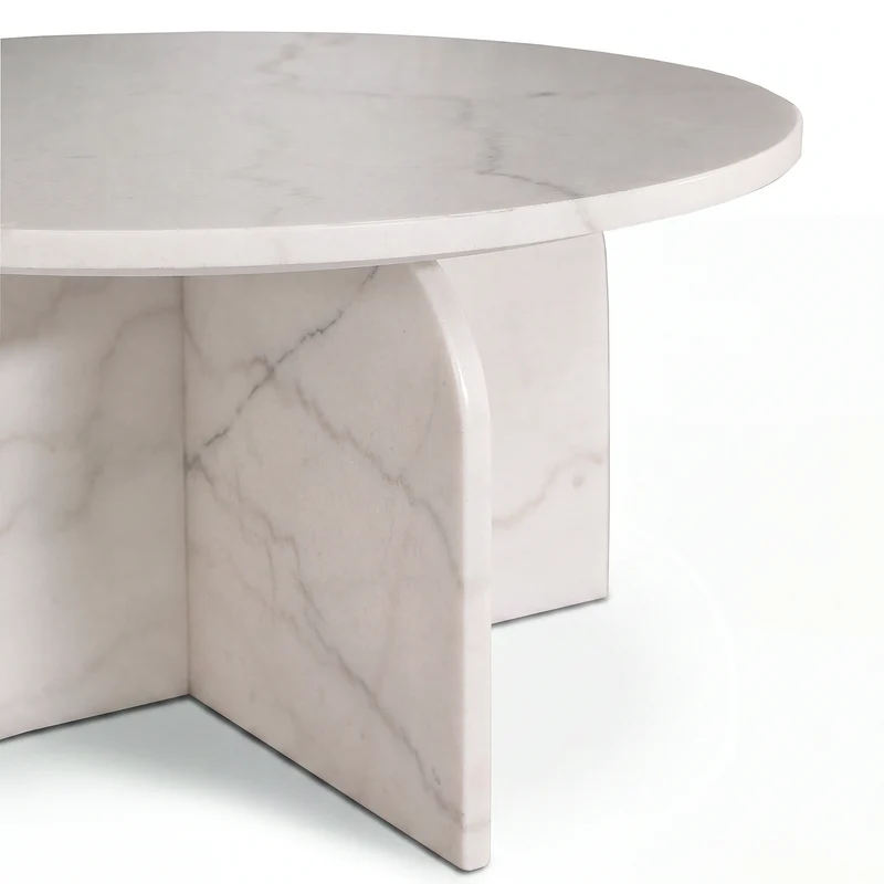 Table basse SILEA en marbre 70cm