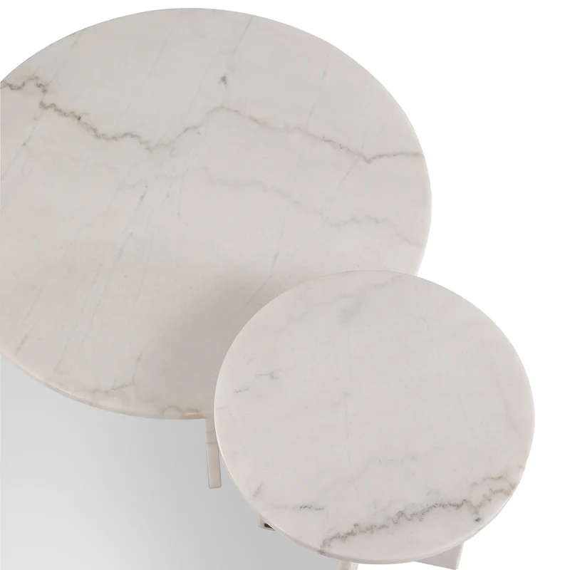Table basse SILEA en marbre 70cm