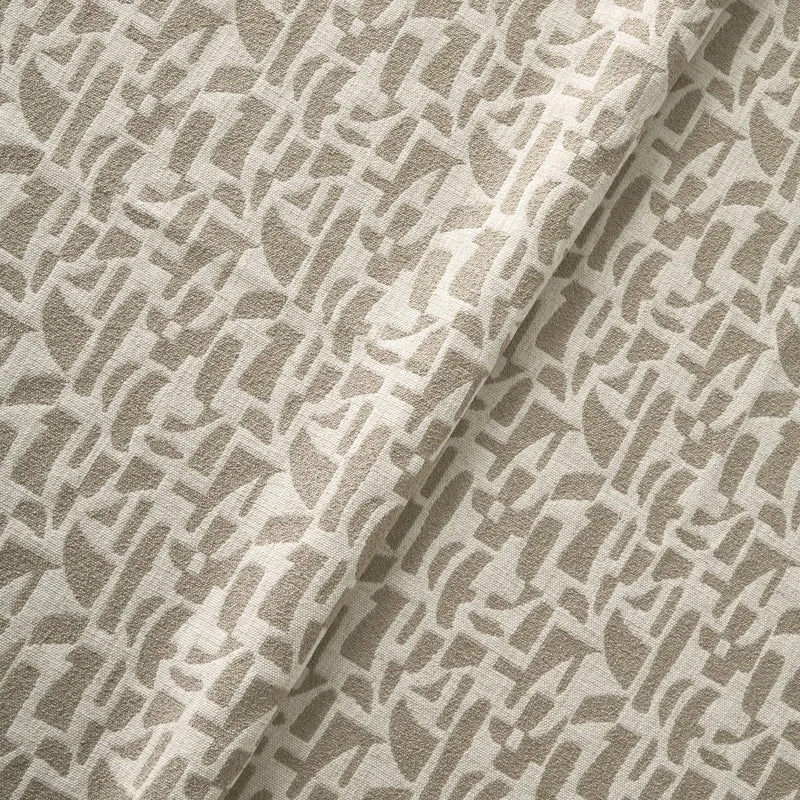 Pouf ARO tissu bouclé à motifs