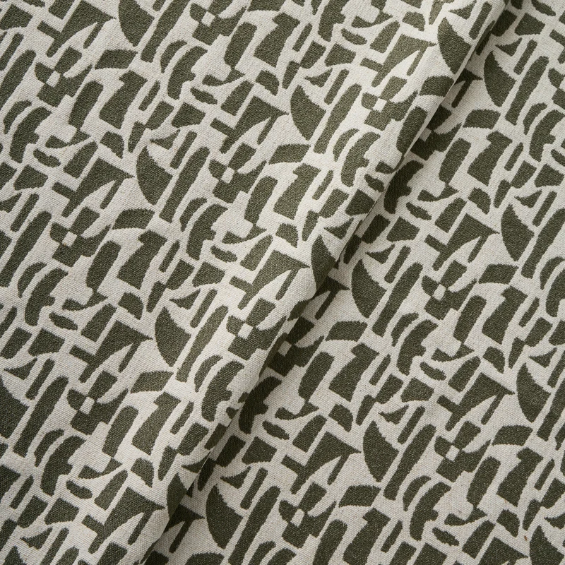 Pouf ARO tissu bouclé à motifs