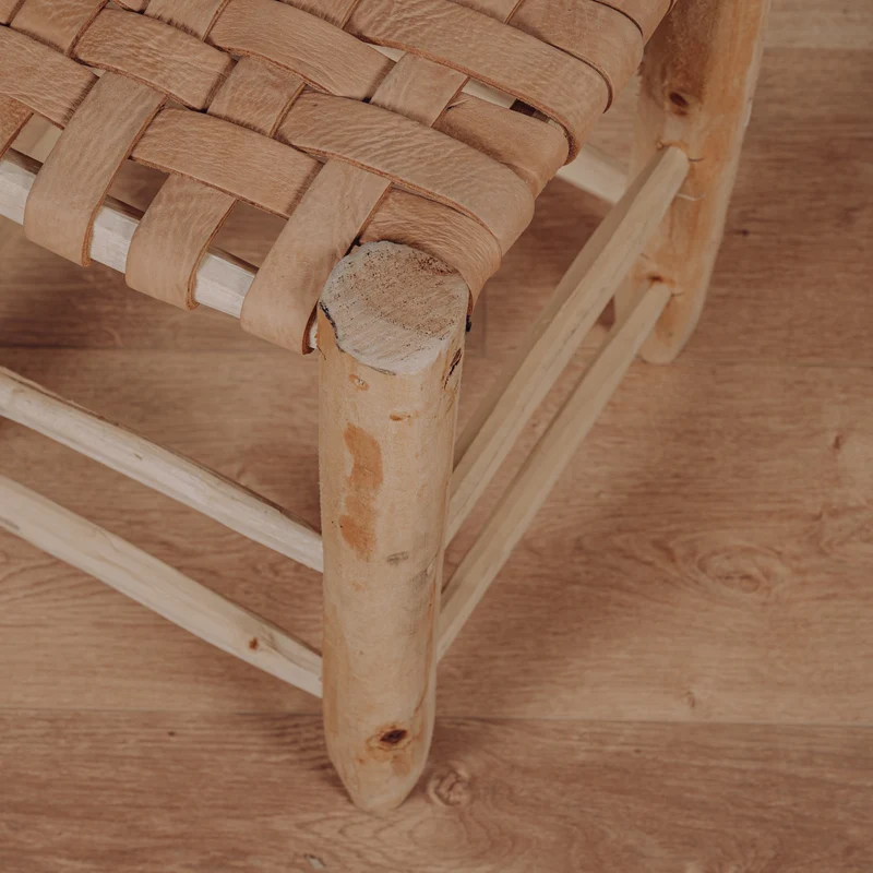 Tabouret Tanger - cuir