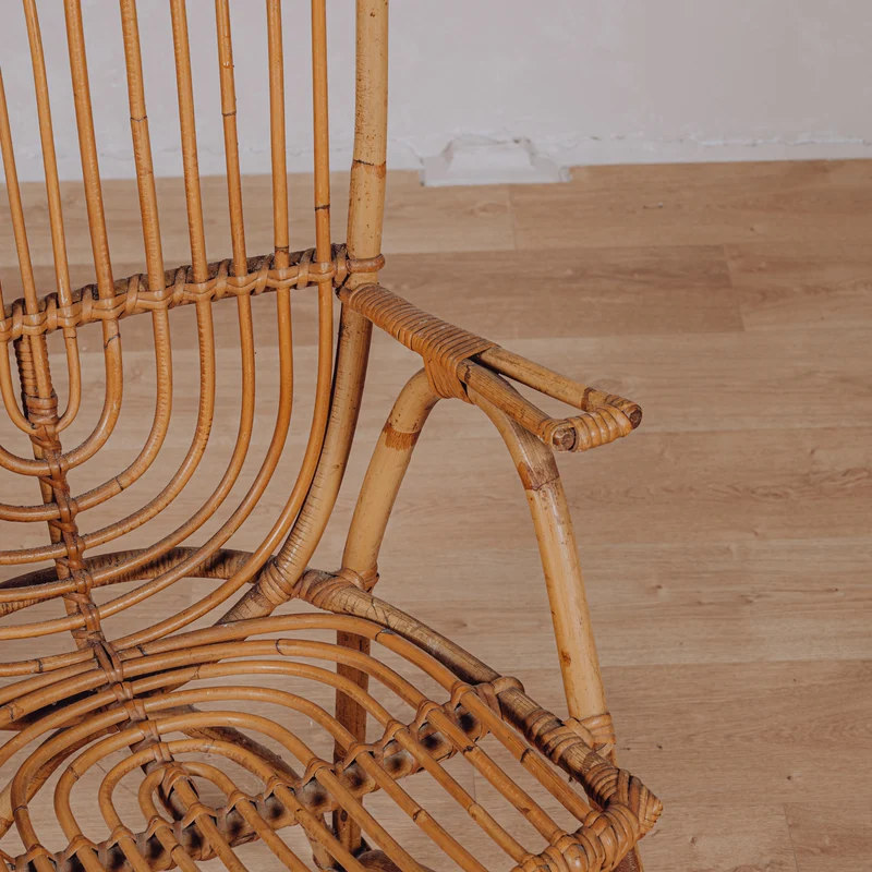 Fauteuil en rotin Robin