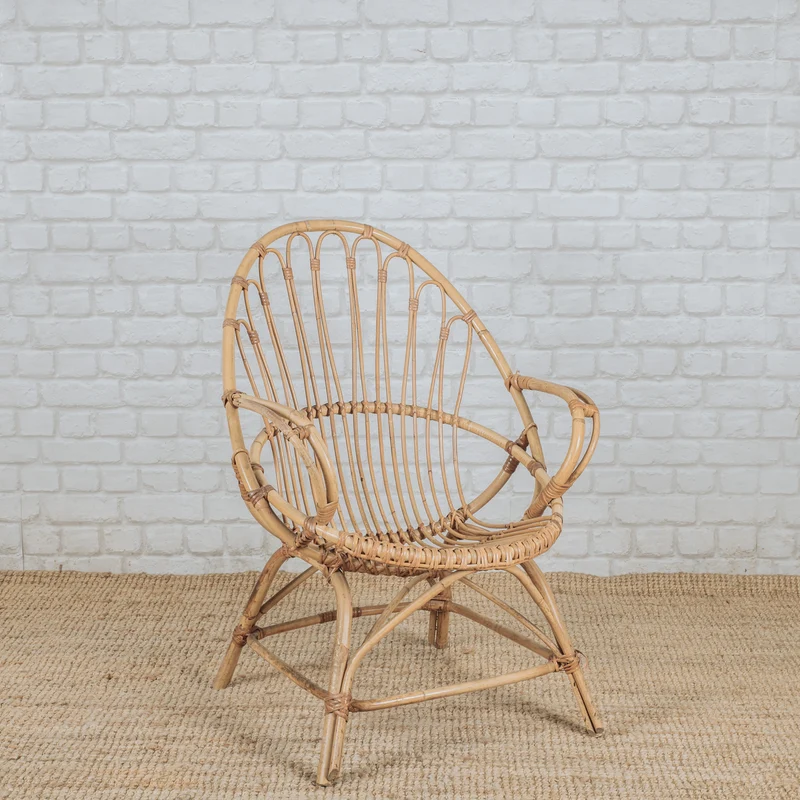 Fauteuil en rotin Justin