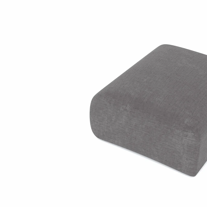 Pouf Myra Velours à motifs