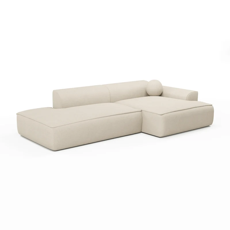 Canapé angle droit 300cm ANIA Tissu tramé