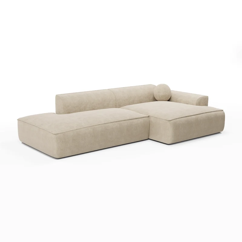 Canapé angle droit 300cm ANIA Velours