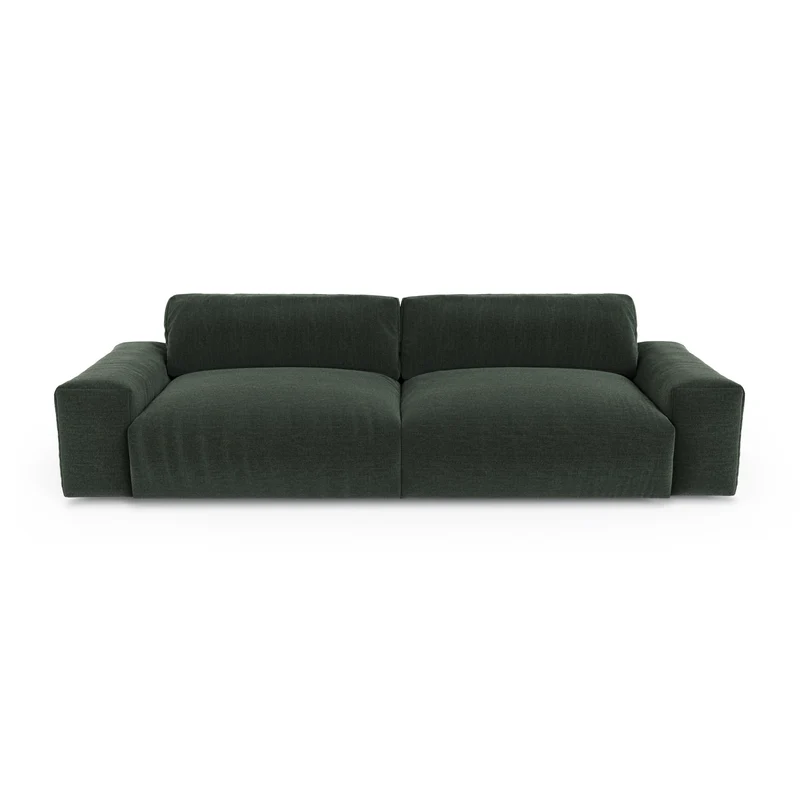 Canapé 3 places BLISS Tissu tramé toucher doux