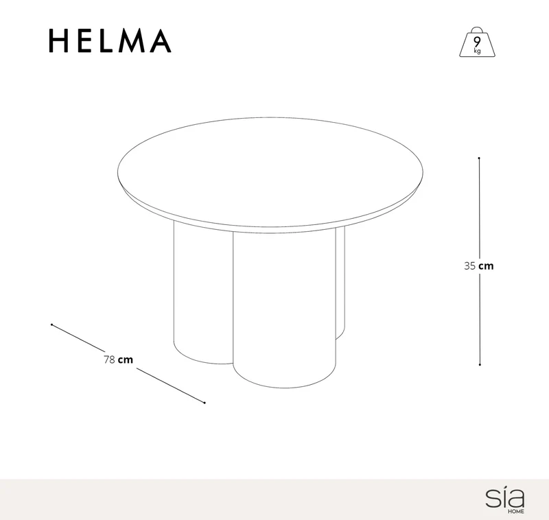 Table basse HELMA 35cm
