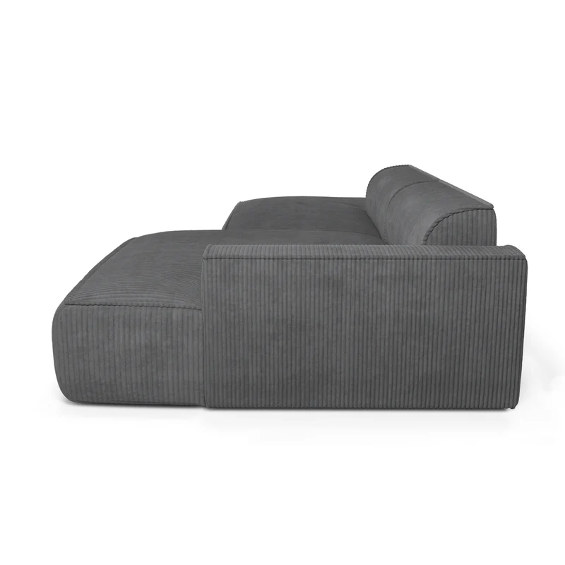 Canapé angle droit 300cm MIA Velours Côtelé