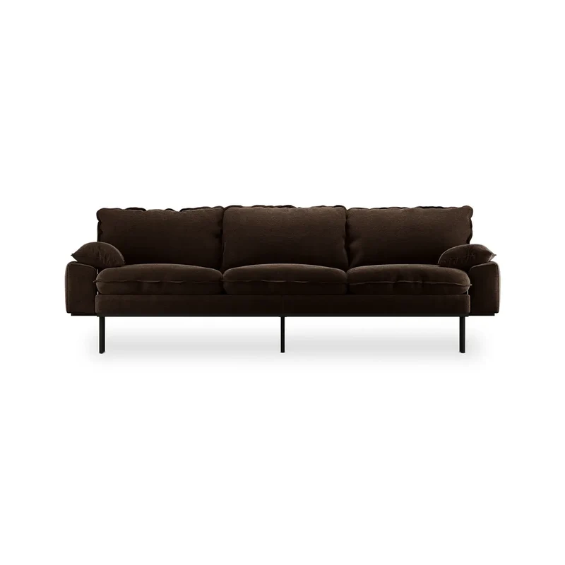 Canapé HK Living Retro 4-Seats velours royal