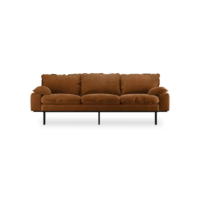 Canapé HK Living Retro 3-Seats velours royal