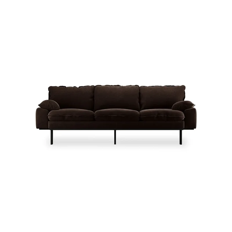 Canapé HK Living Retro 3-Seats velours royal