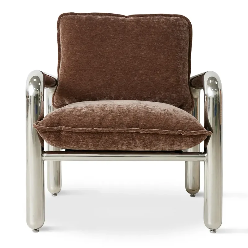 Fauteuil hk living Chrome Lounge