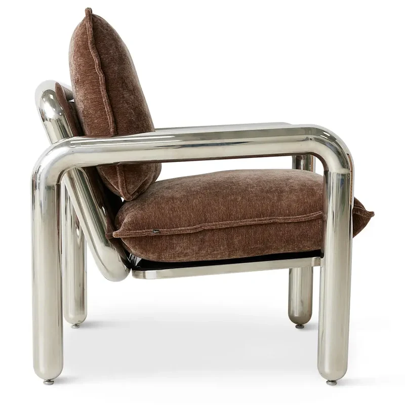 Fauteuil hk living Chrome Lounge