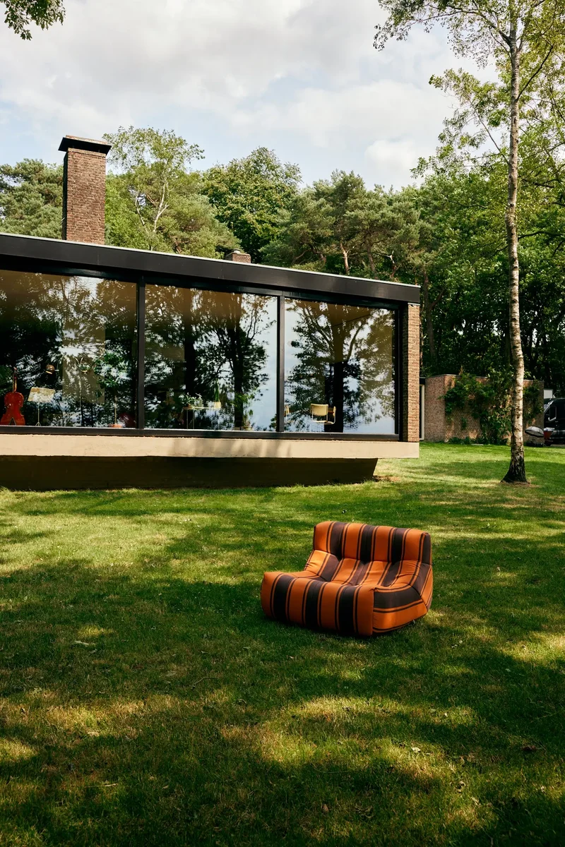 Fauteuil HK Living Lazy outdoor retro