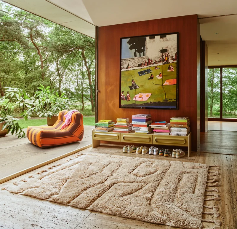 Fauteuil HK Living Lazy outdoor retro