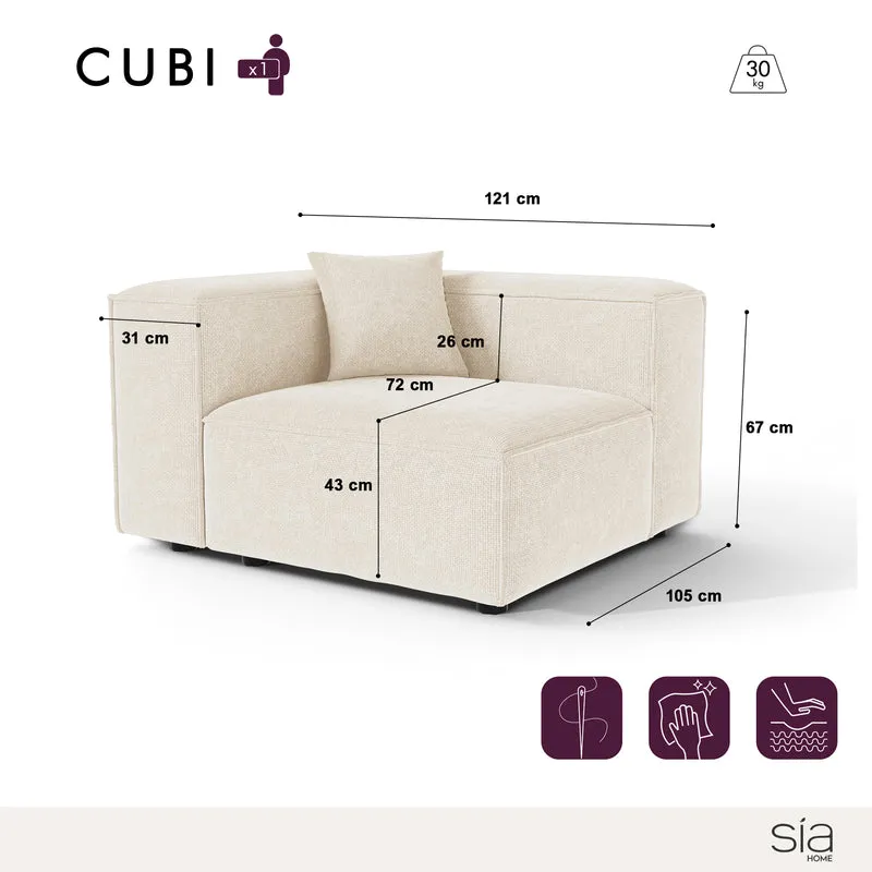 Module d'angle gauche CUBI