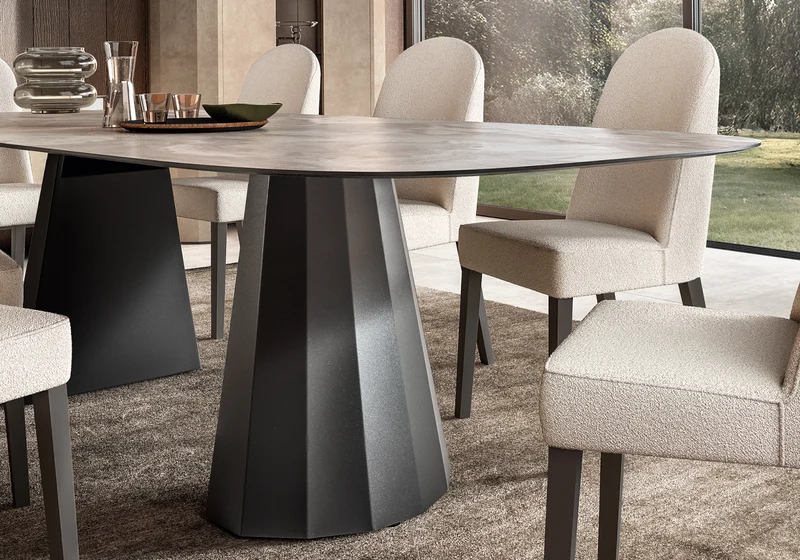Grande table a manger marbre design – Dune