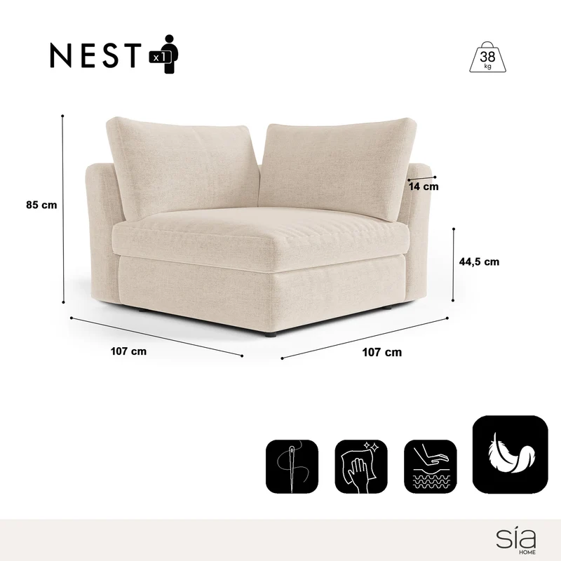Module d'angle réversible Nest