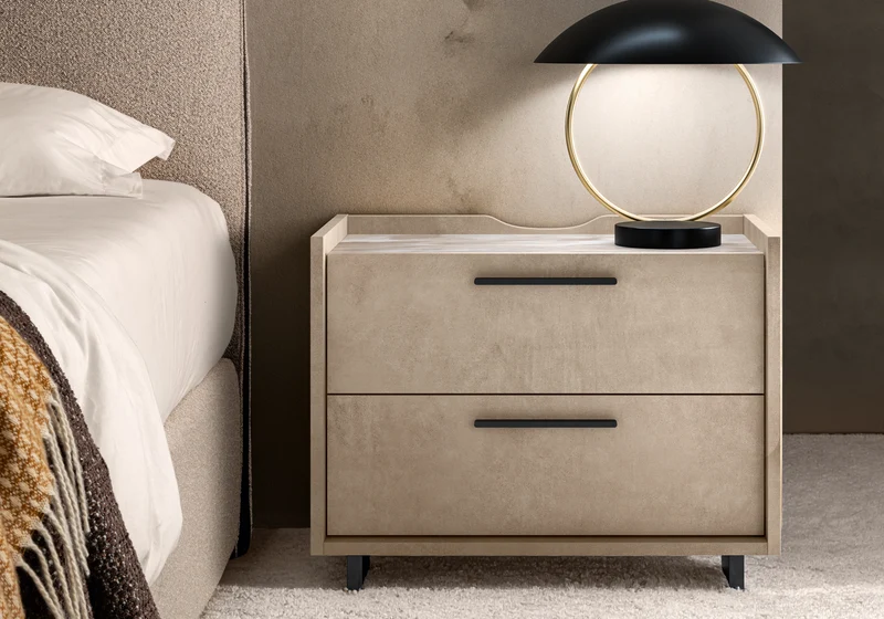 Chambre complète 160x200 avec coiffeuse – Dune