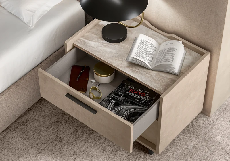 Chambre complète 160x200 avec coiffeuse – Dune
