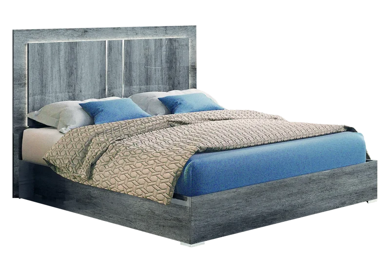 Chambre complète design bois gris foncé – LUNA