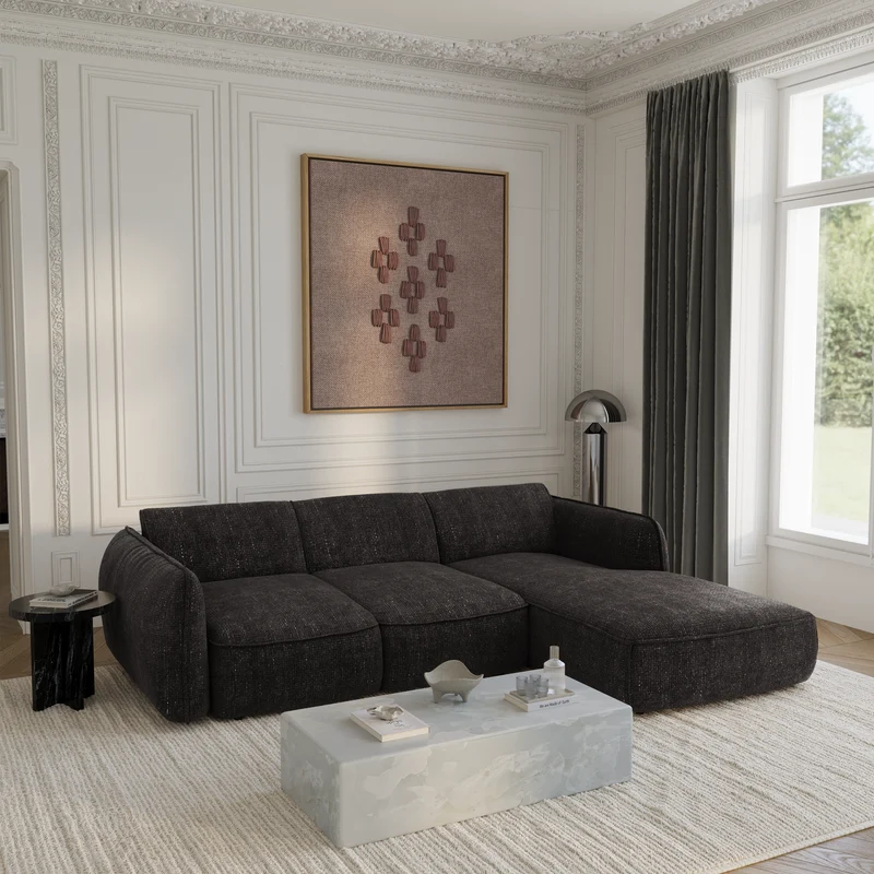 Canapé convertible Angle Droit Livia