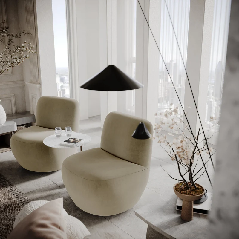 Fauteuil pivotant Jena