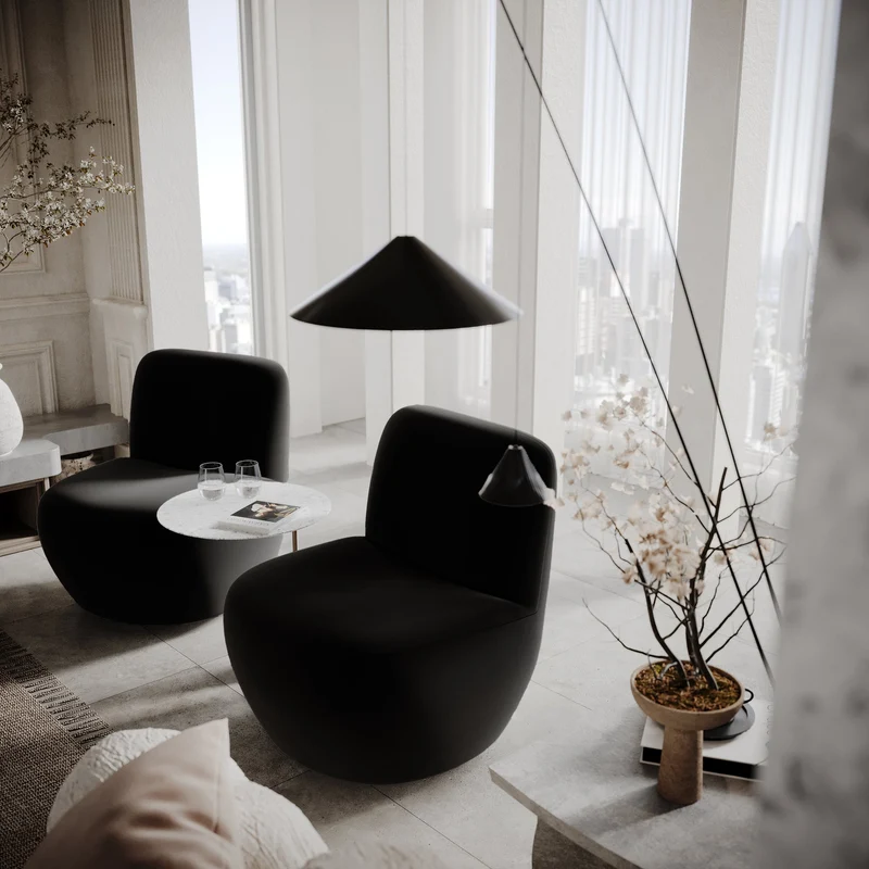Fauteuil pivotant Jena