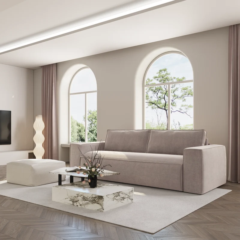 Canapé Convertible Joan Couchage 160 cm