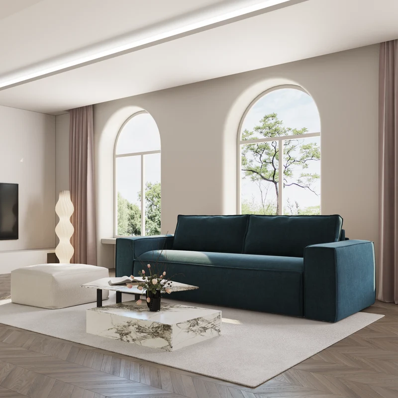 Canapé Convertible Joan Couchage 160 cm