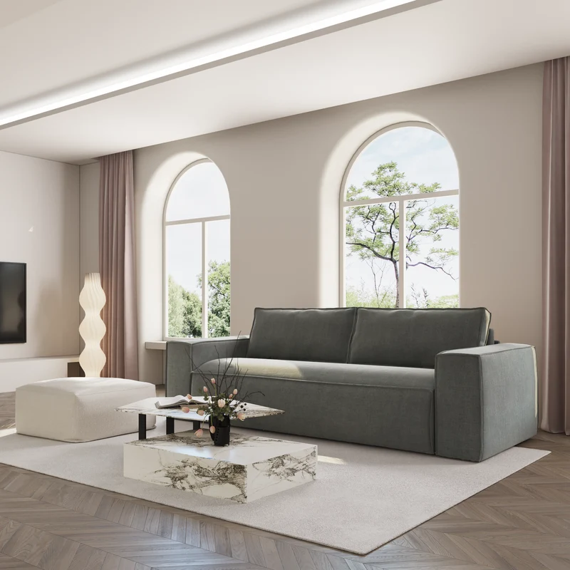 Canapé Convertible Joan Couchage 160 cm