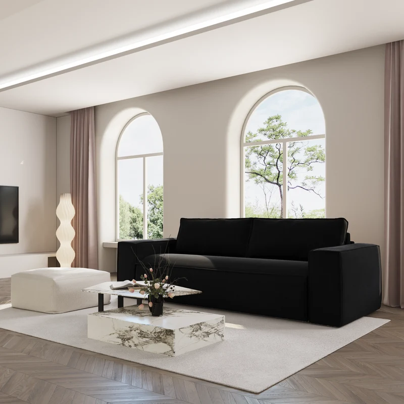 Canapé Convertible Joan Couchage 160 cm