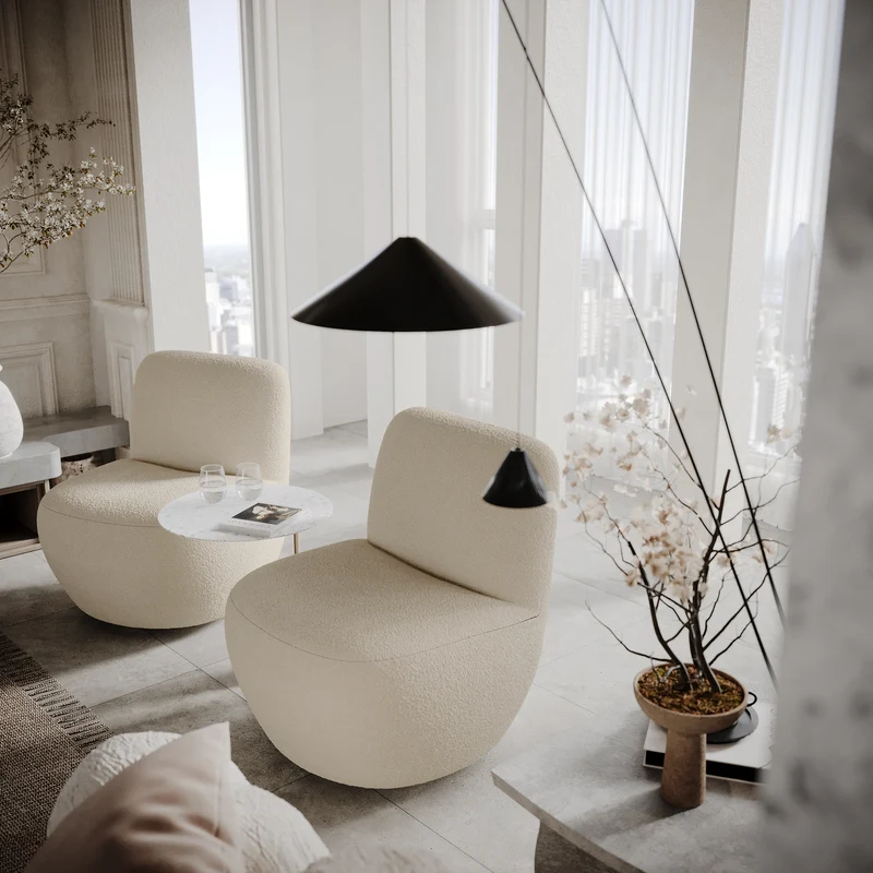 Fauteuil pivotant Jena