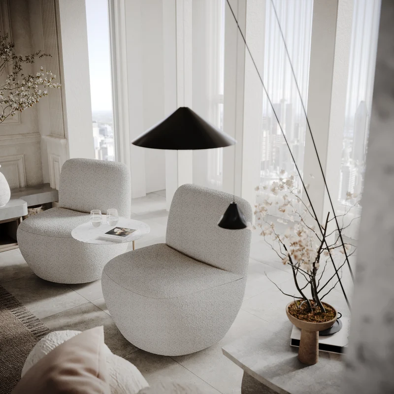 Fauteuil pivotant Jena