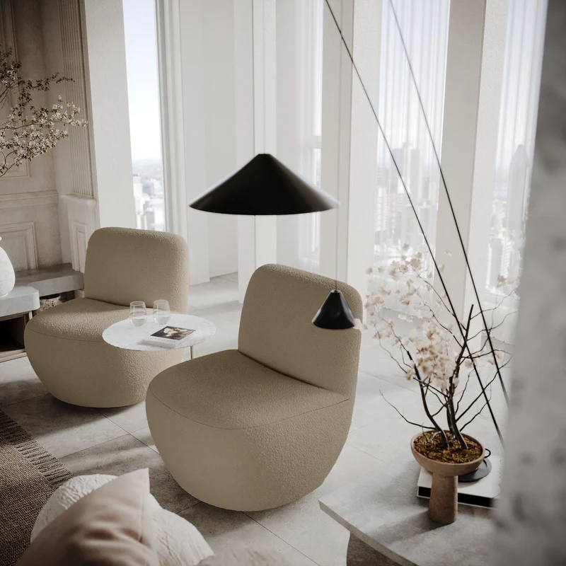 Fauteuil pivotant Jena