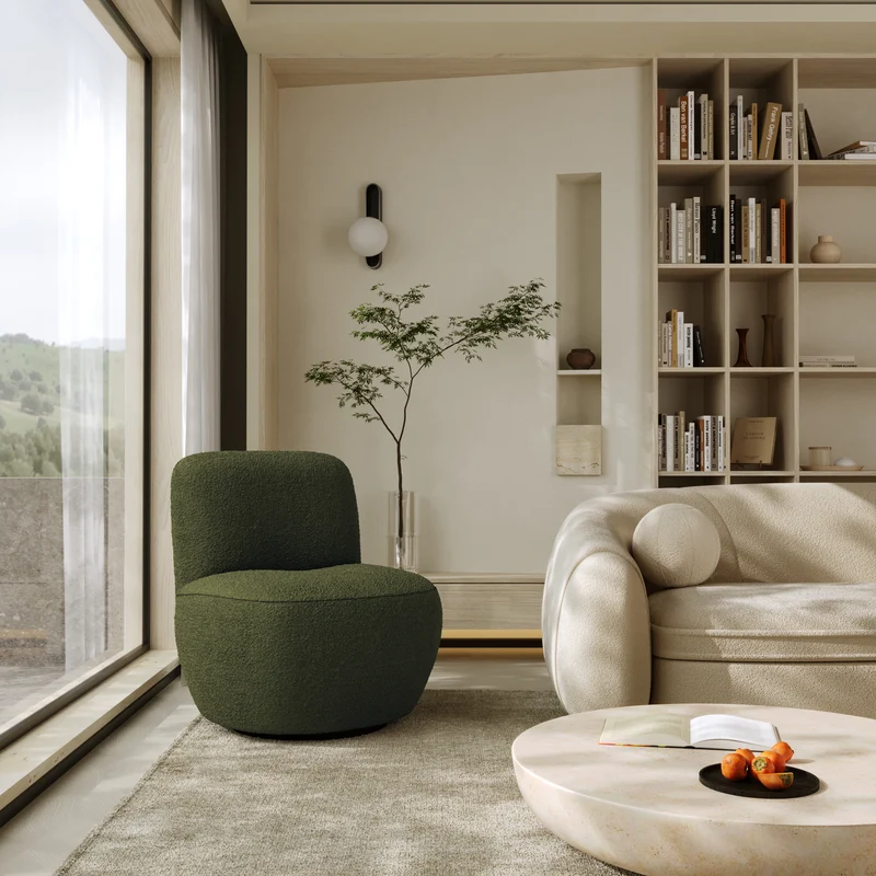 Fauteuil pivotant Jena
