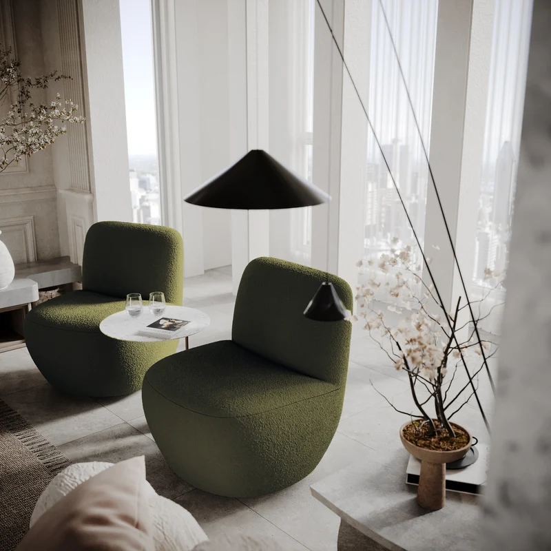 Fauteuil pivotant Jena