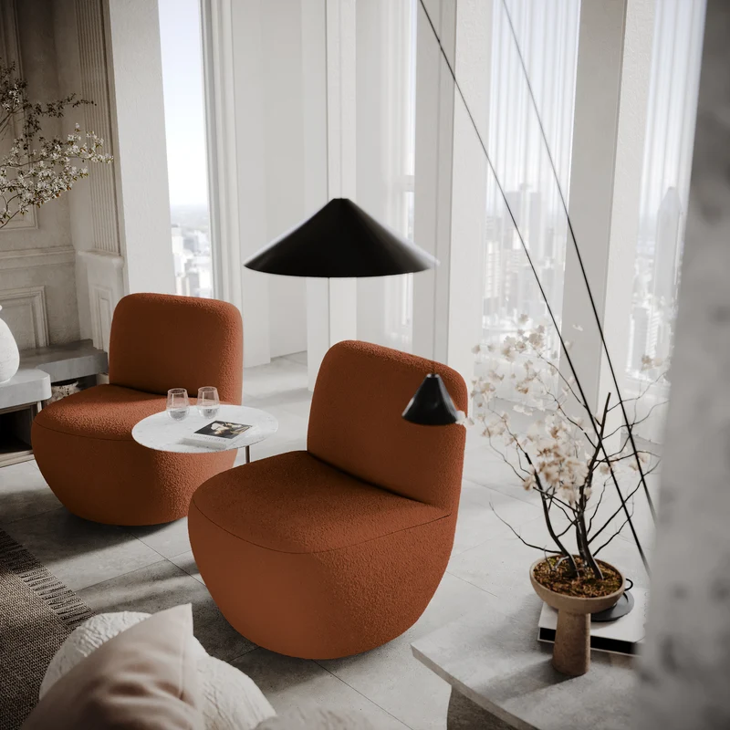 Fauteuil pivotant Jena