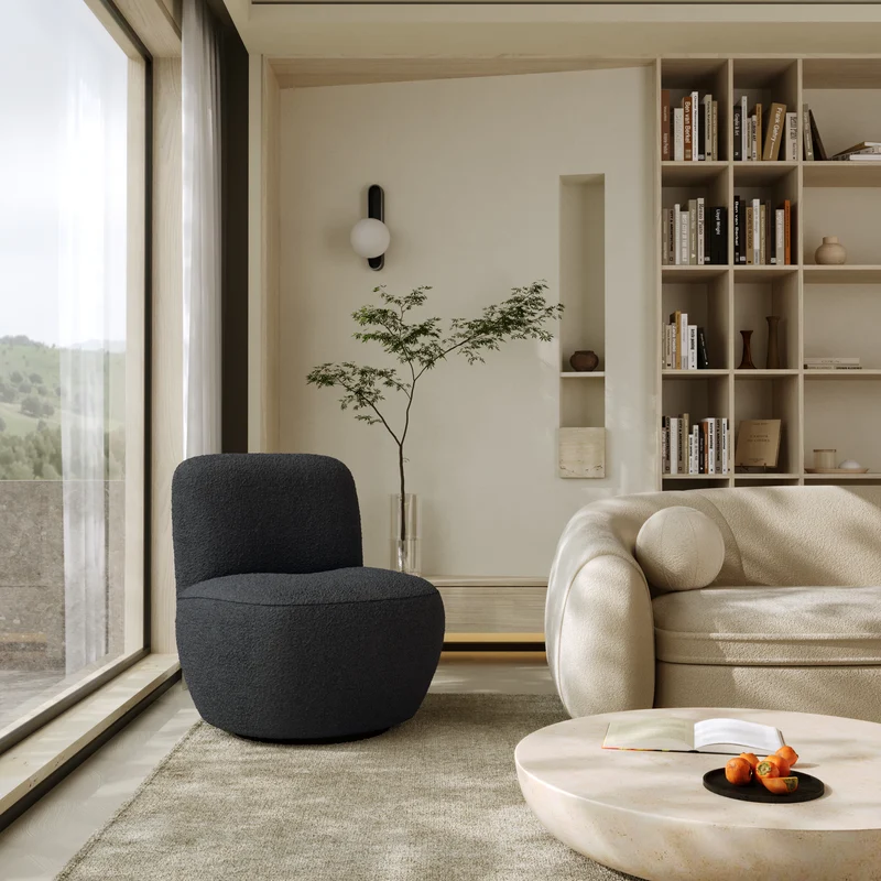 Fauteuil pivotant Jena