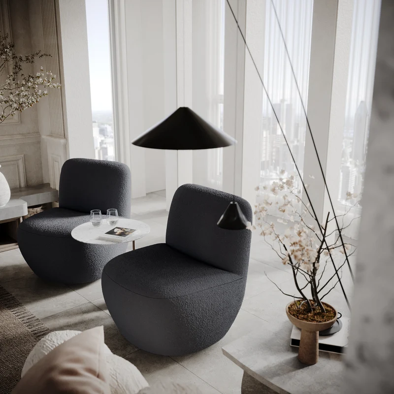 Fauteuil pivotant Jena