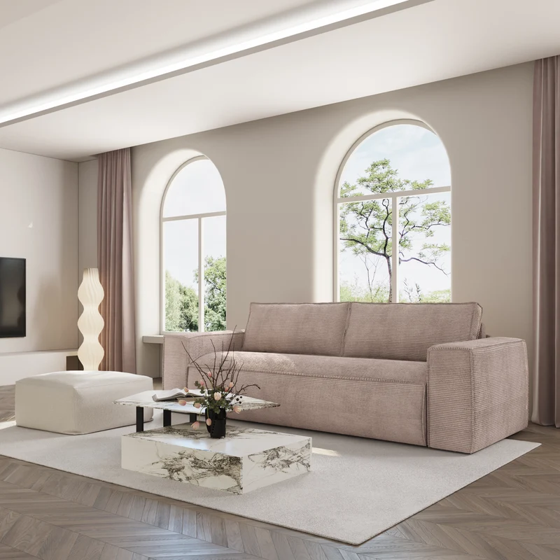 Canapé Convertible Joan Couchage 160 cm