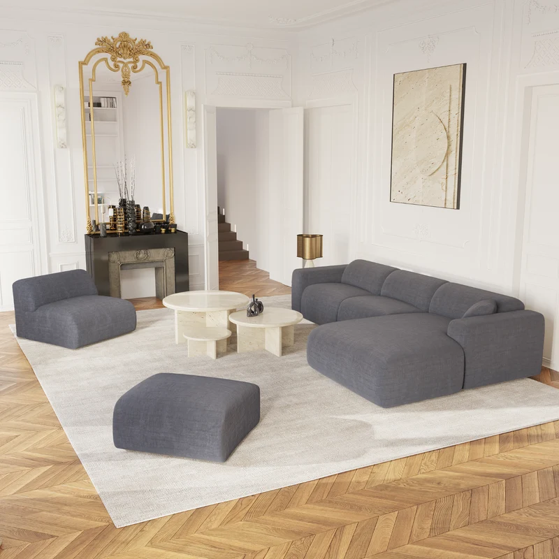 Canapé Grand Angle Droit Myra