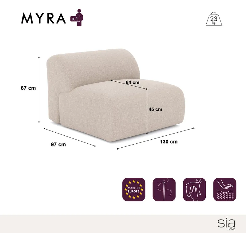 Fauteuil Myra Sans Accoudoirs